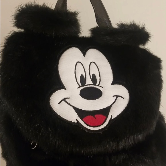 Lazy Oaf Disney Mickey Mouse plush mini backpack - Picture 2 of 6